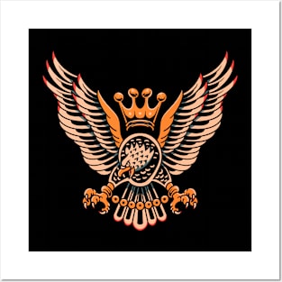 king eagle tattoo Posters and Art